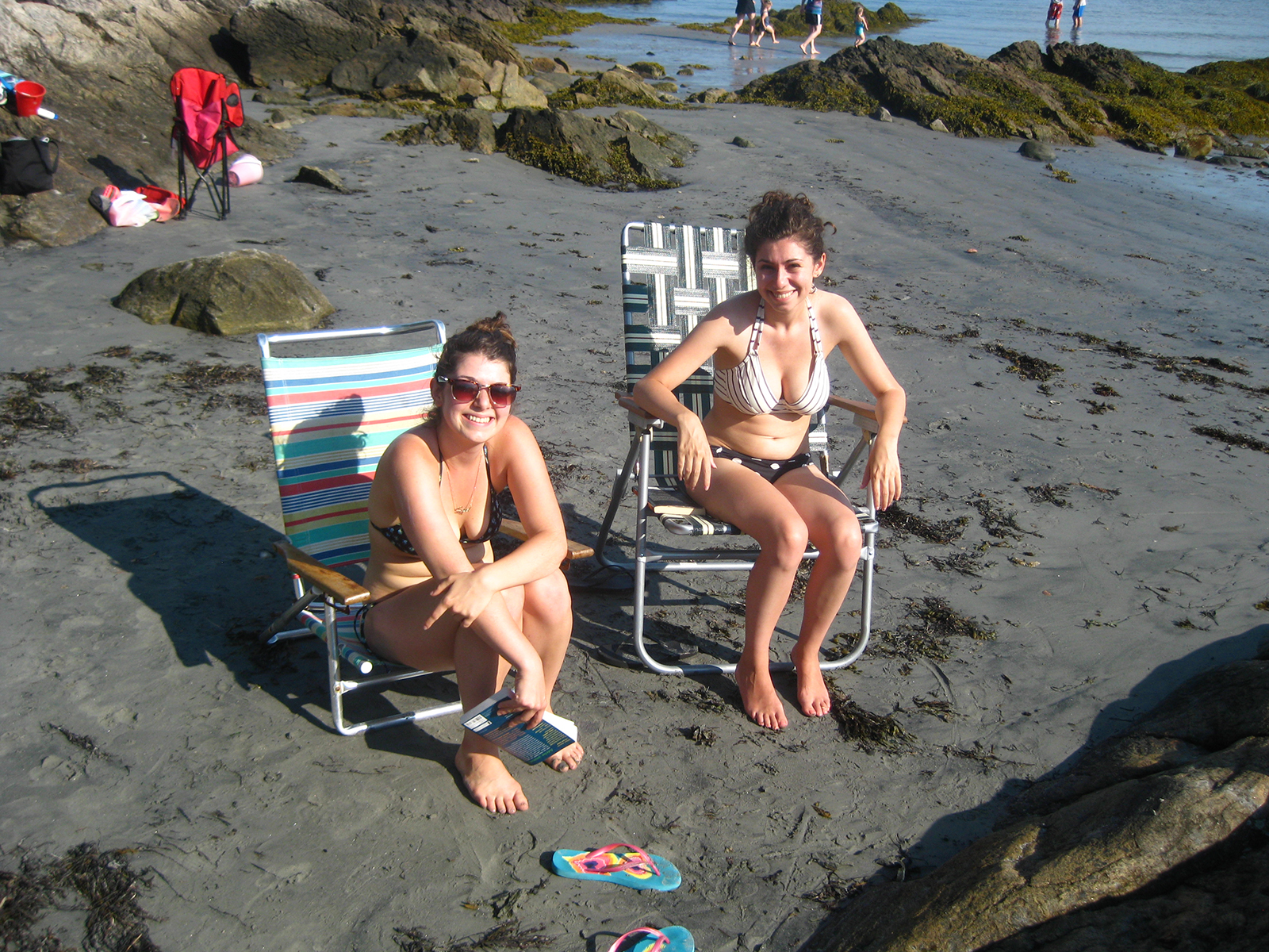 Emalie and Sara in Maine